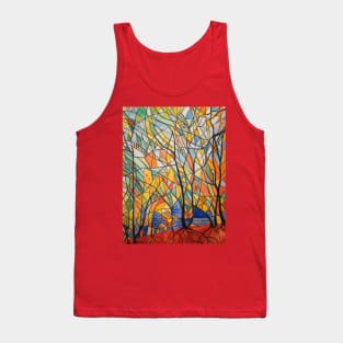 Abstract Autumn watercolour Tank Top